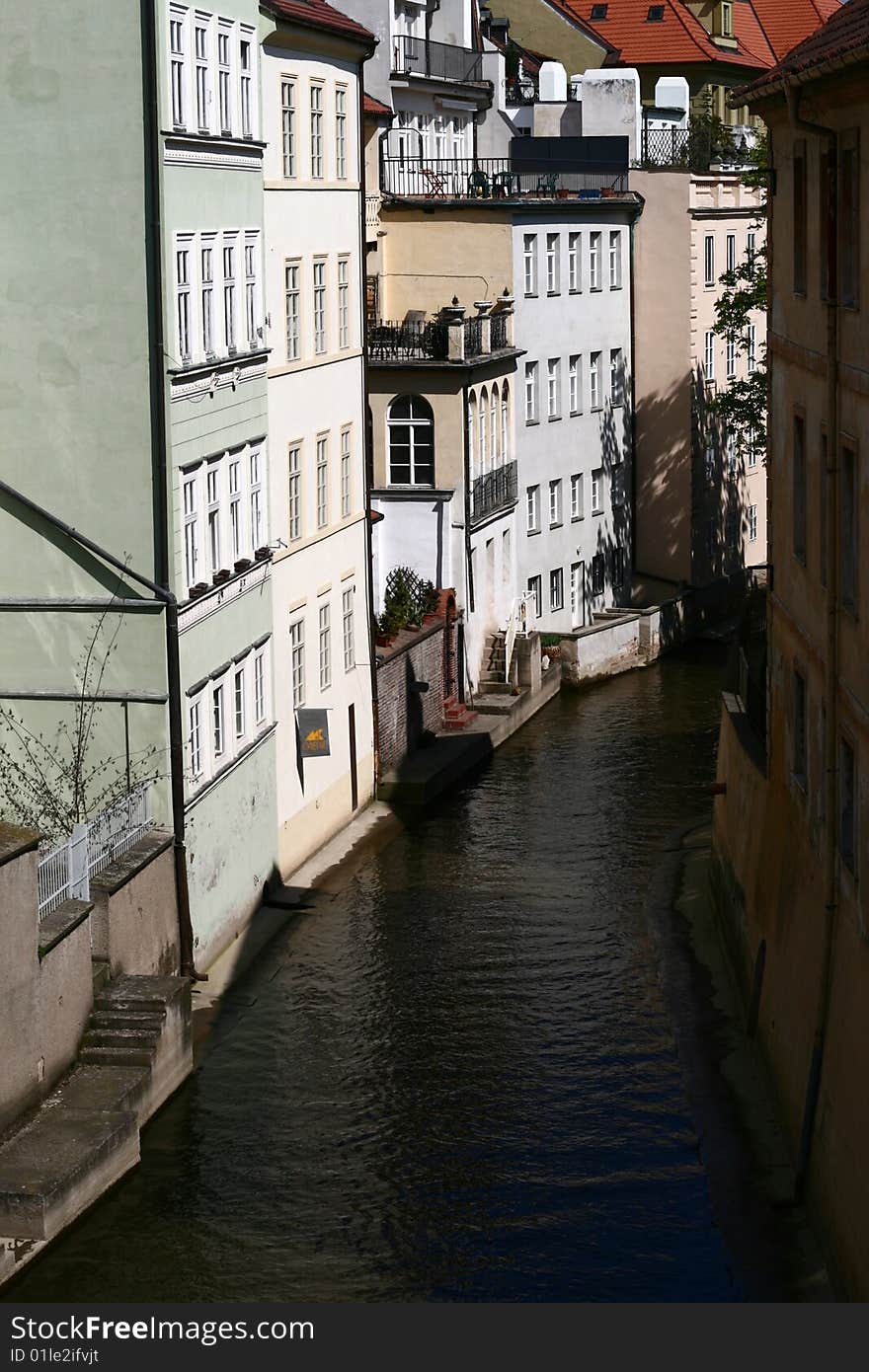 Certovka river, Kampa district, Prague, Czech republic. Certovka river, Kampa district, Prague, Czech republic.