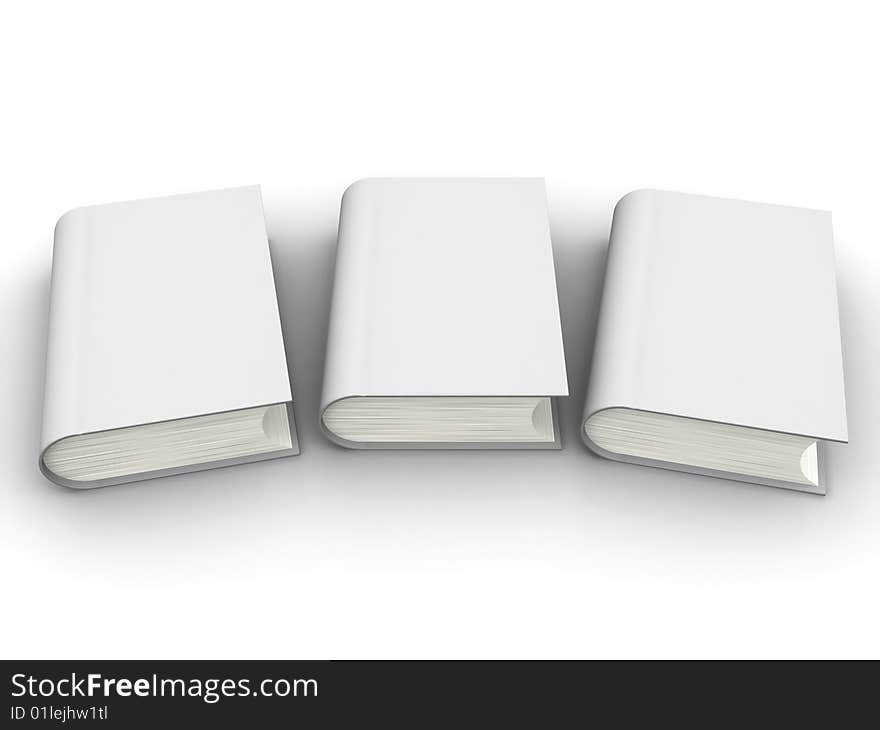 The big book on a white background. The big book on a white background