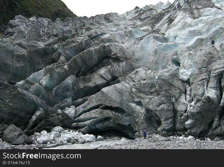 Little Blue Man And Big Blue Glacier