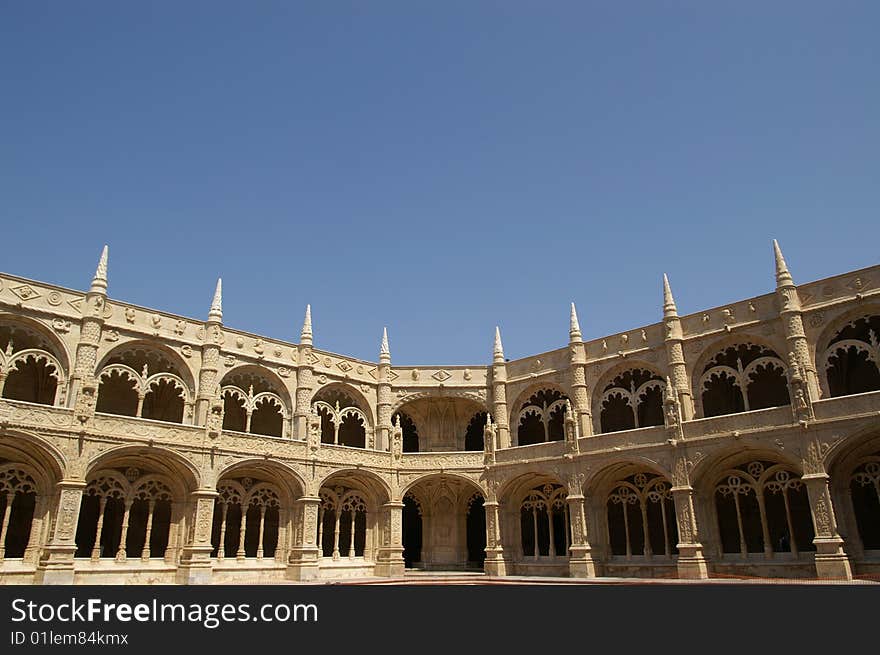 Arcades of Jerónimos  Monastery