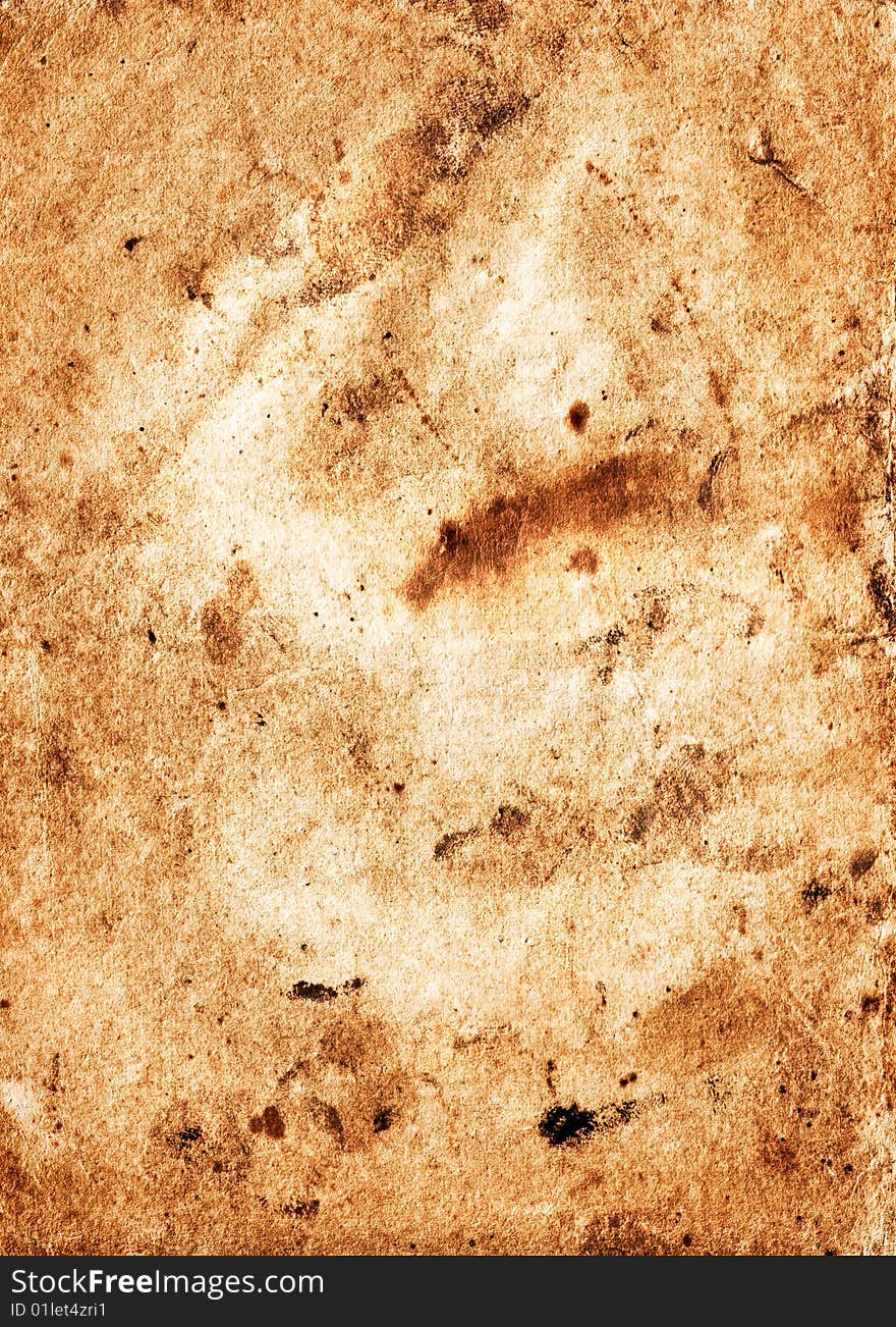 Old collapsing paper with cracks and scratches. Old collapsing paper with cracks and scratches