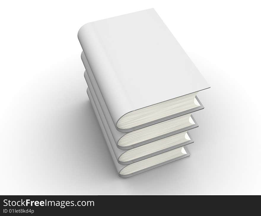 The big book on a white background. The big book on a white background