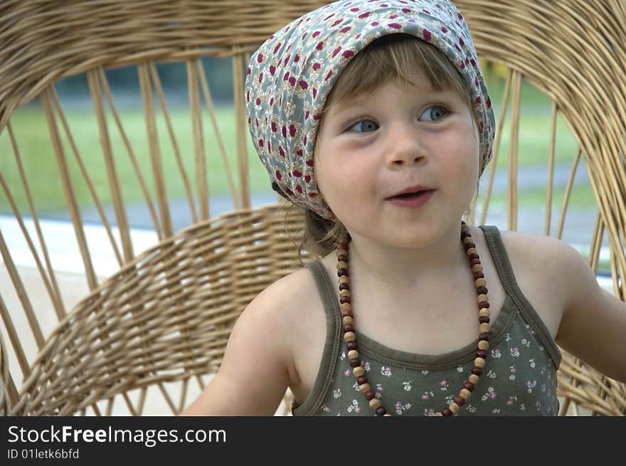 Children expressions. portrait of a sweet girl. Children expressions. portrait of a sweet girl