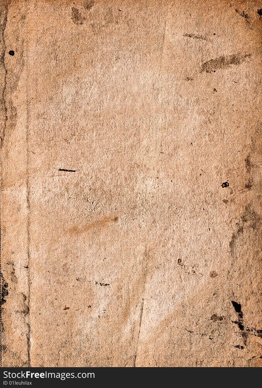 Old collapsing paper with cracks and scratches. Old collapsing paper with cracks and scratches