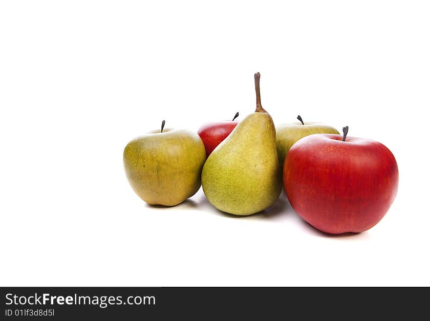 Green And Red Apple With Metallic Can Opening