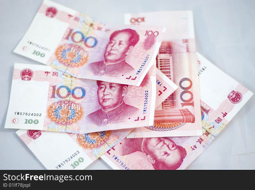 A lot of Renminbi-China Currency