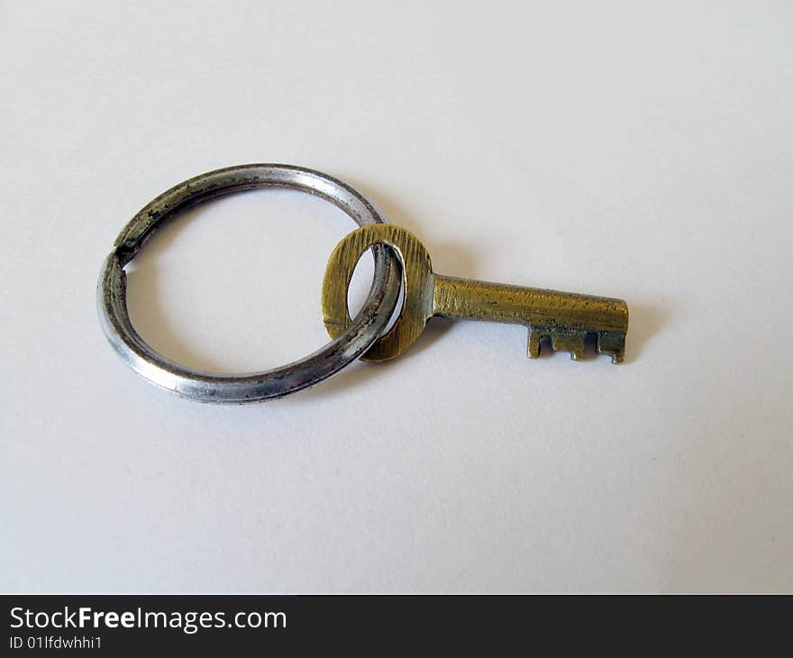 This is a small old key.