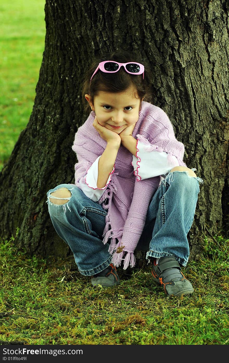 Happy smiling child looking into the camera. Happy smiling child looking into the camera.