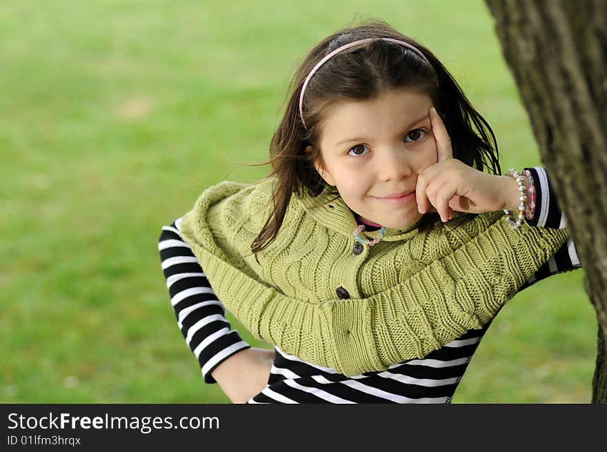 Happy smiling child looking into the camera. Happy smiling child looking into the camera.