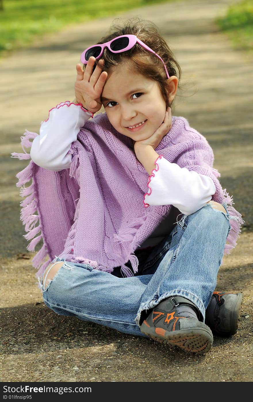 Happy smiling child looking into the camera. Happy smiling child looking into the camera.