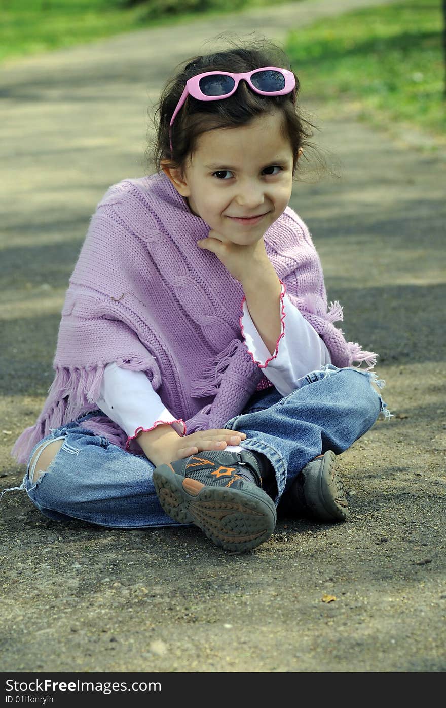 Happy smiling child looking into the camera. Happy smiling child looking into the camera.