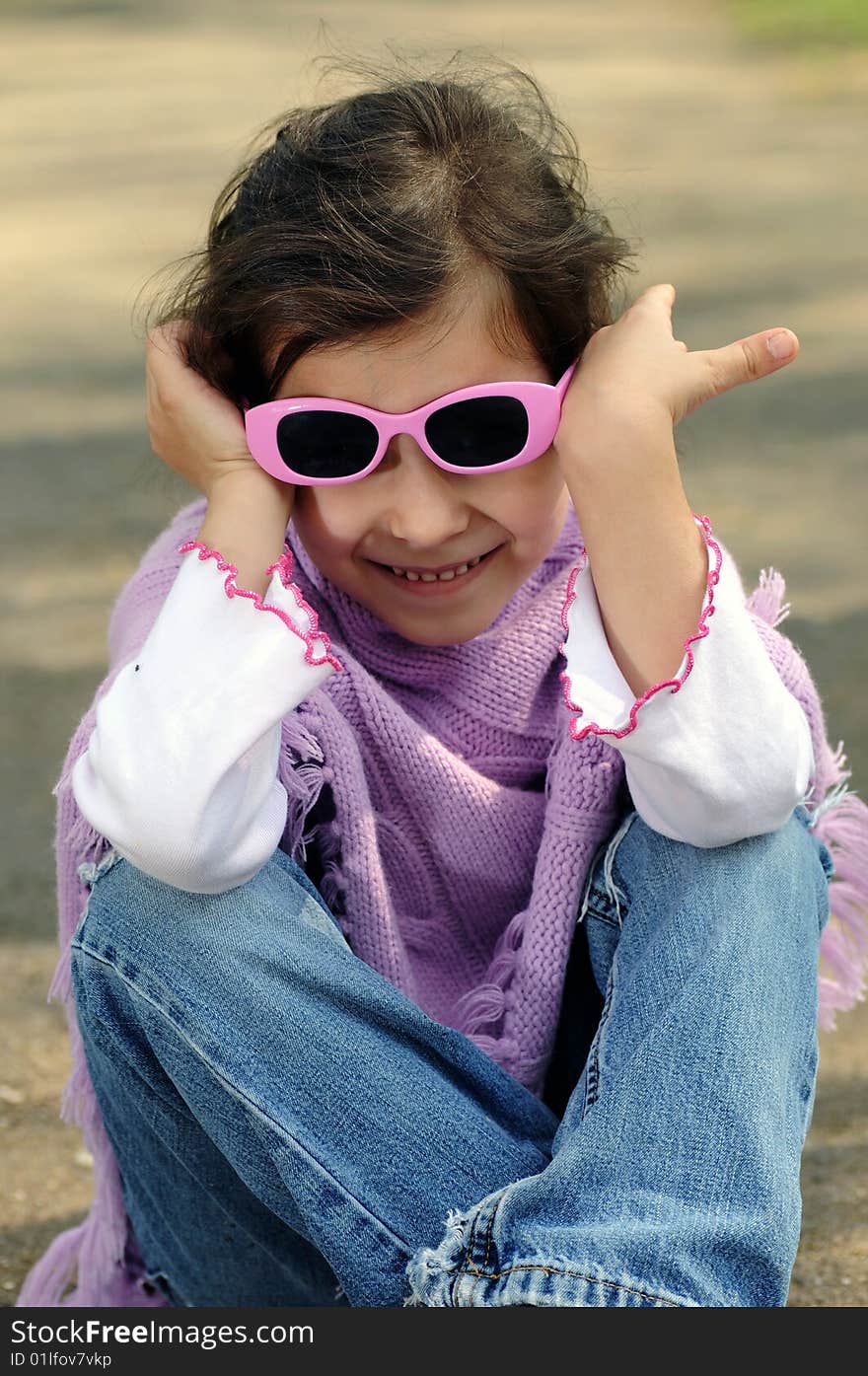 Happy smiling child looking into the camera. Happy smiling child looking into the camera.