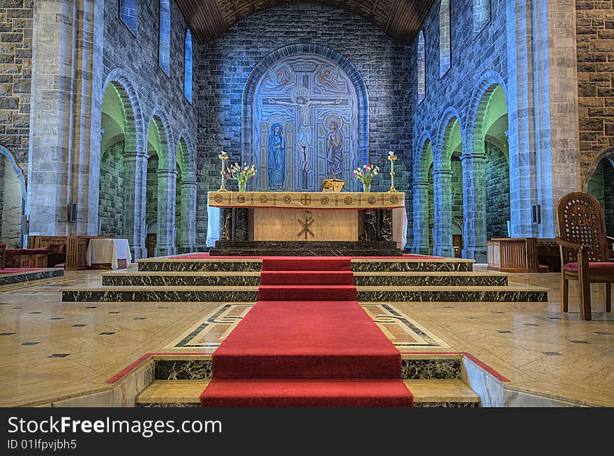 The Interior of a Cathedral. The Interior of a Cathedral