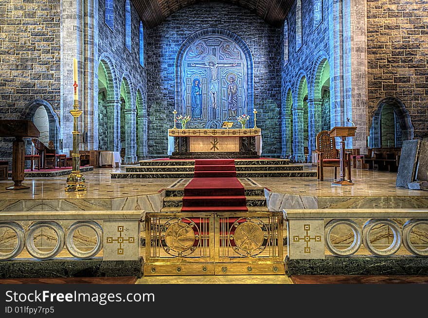 The Interior of a Cathedral. The Interior of a Cathedral