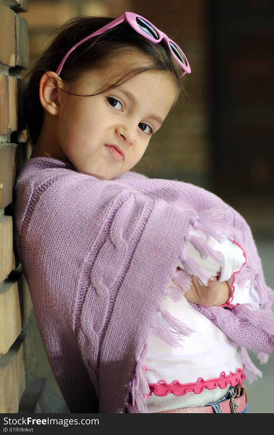 Happy smiling child looking into the camera. Happy smiling child looking into the camera.