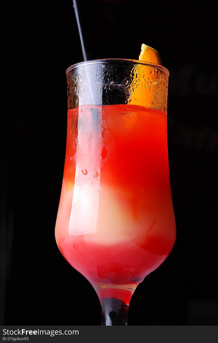 Colorful cocktail