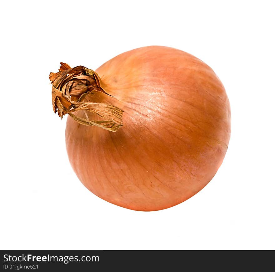 Onion isolated on white background