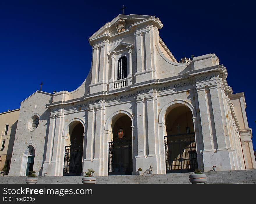 Church of Bonaria in Cagliari, Sardinia