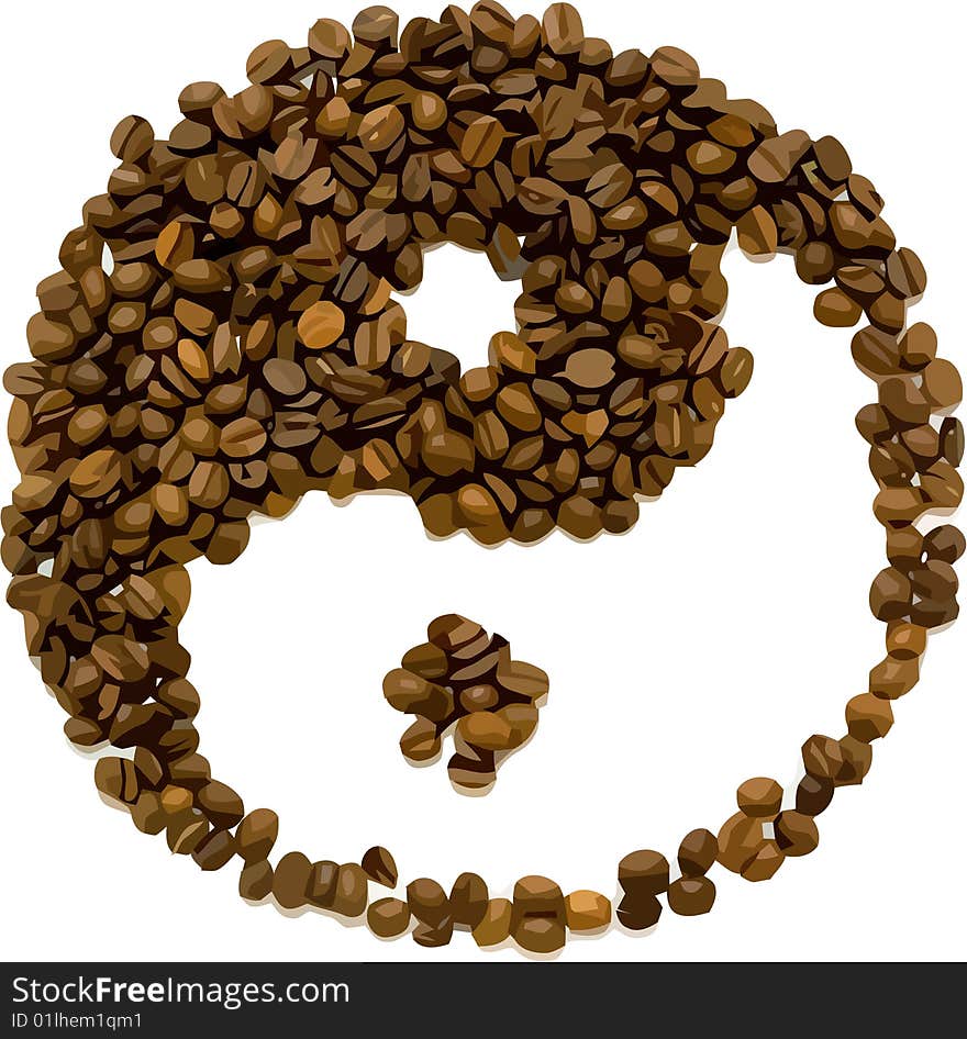 Vector coffee beans