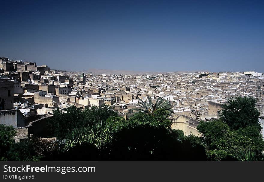 View over the Medina, Fez,Morocco