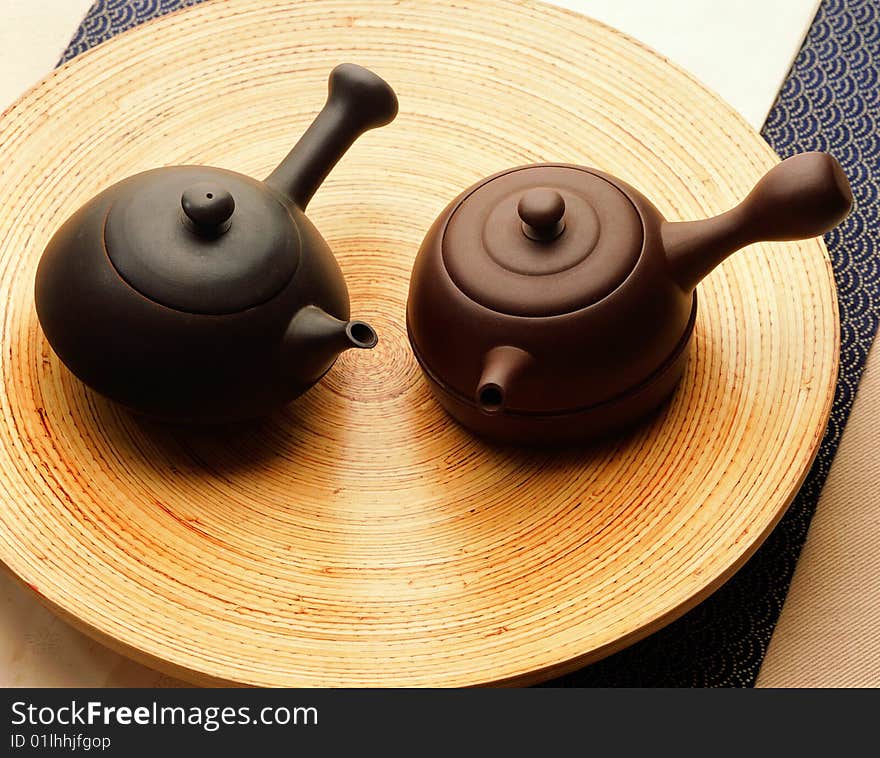 chinese kung fu tea set a ceramic pot