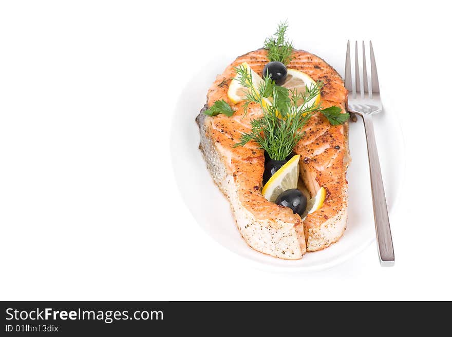 Appetizing Grilled Salmon