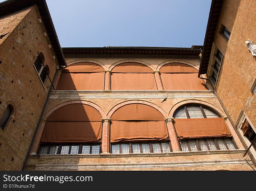 Siena in the tuscany region of italy, famous for the palio which is held there, the cathedral