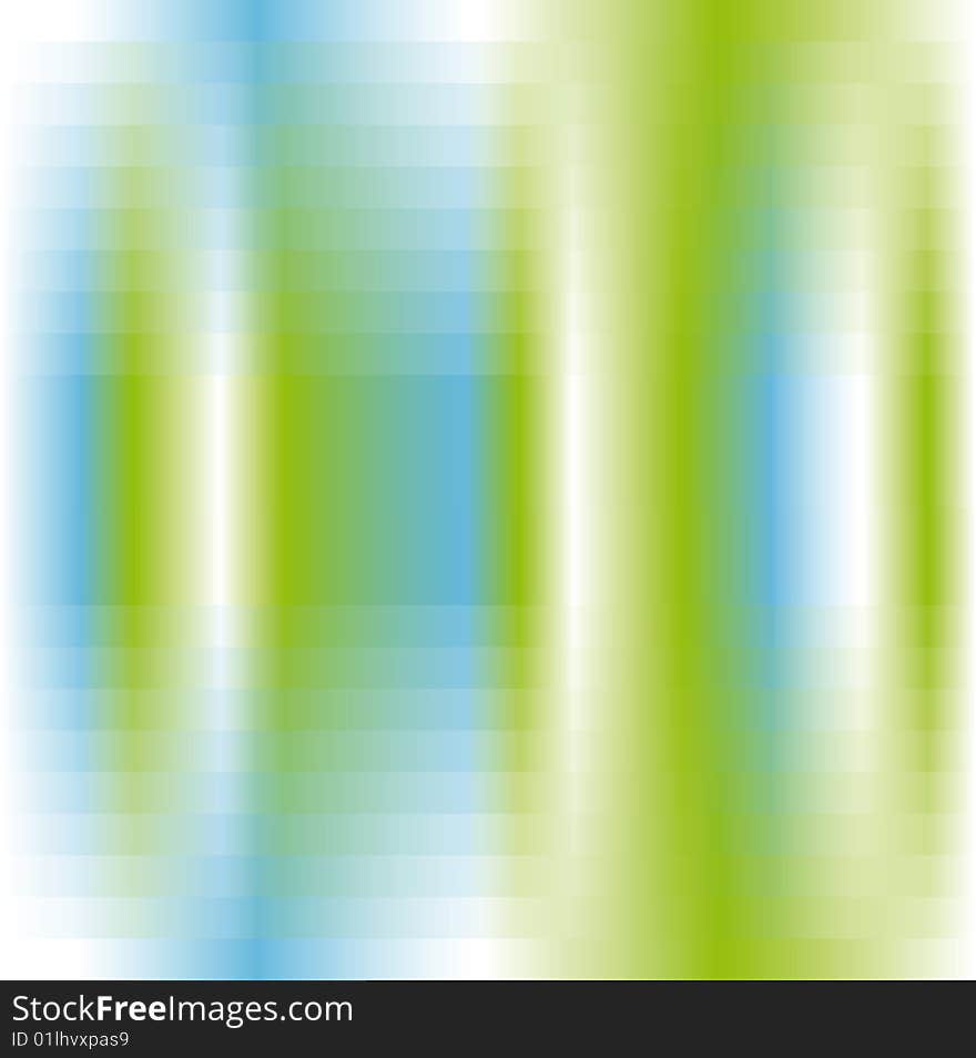 Abstract background in green white and blue