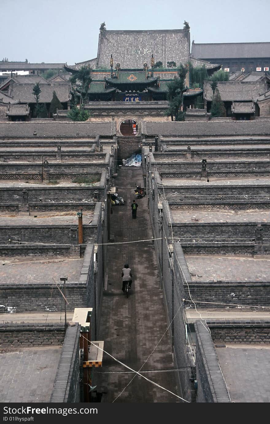 Ancient village of Pingyao,China