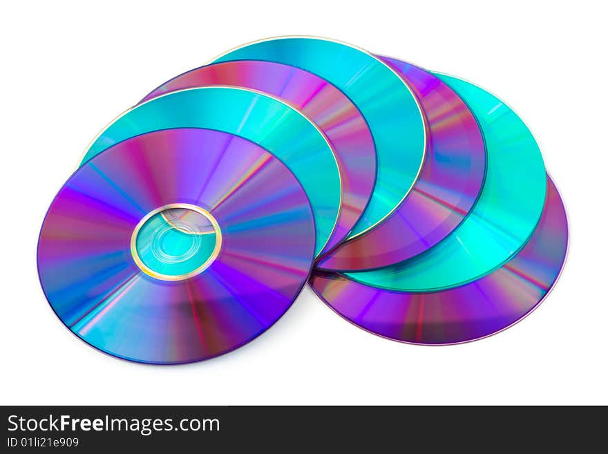 Heap of computer disks