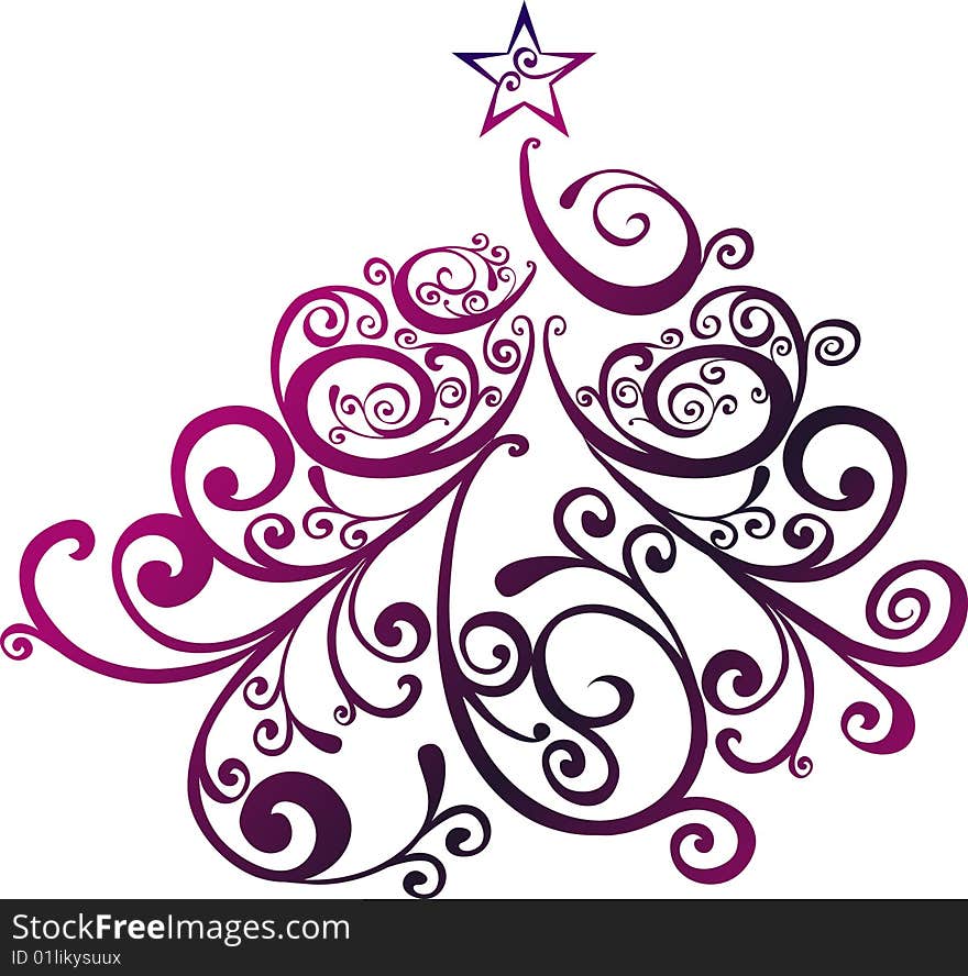 Simple lovely tree graphic design. Simple lovely tree graphic design