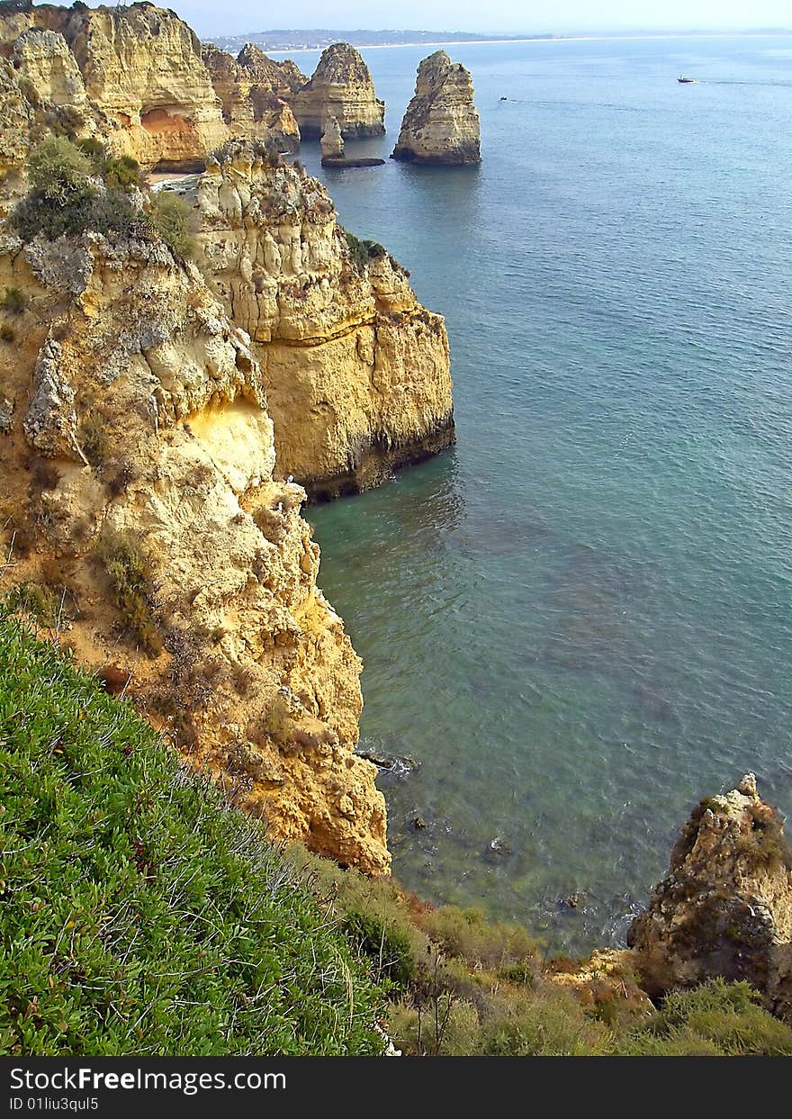 Coastline Of Atlantic Ocean - Vertical