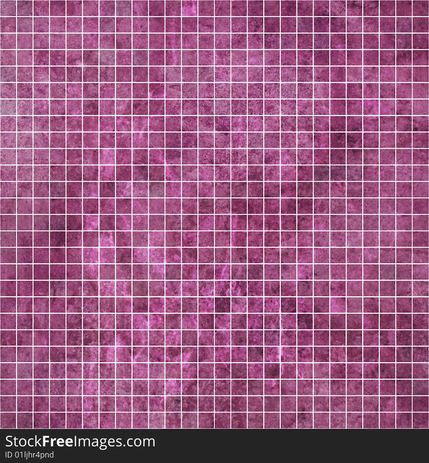 There is a mosaic texture