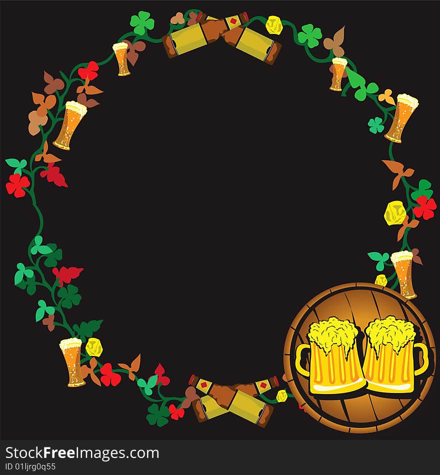 Beer wreath