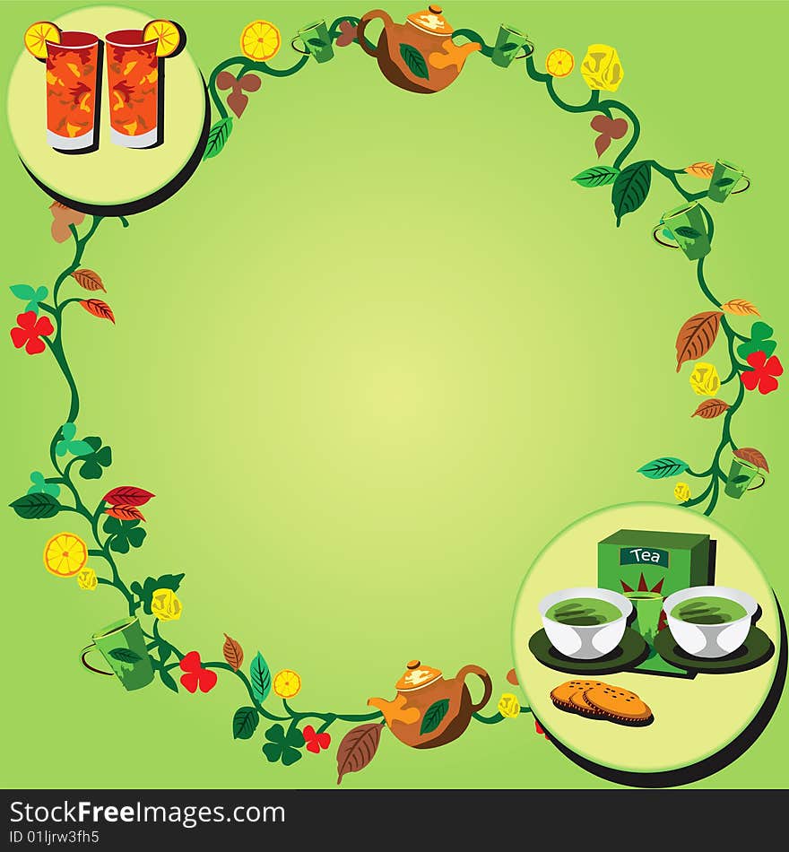 Tea wreath