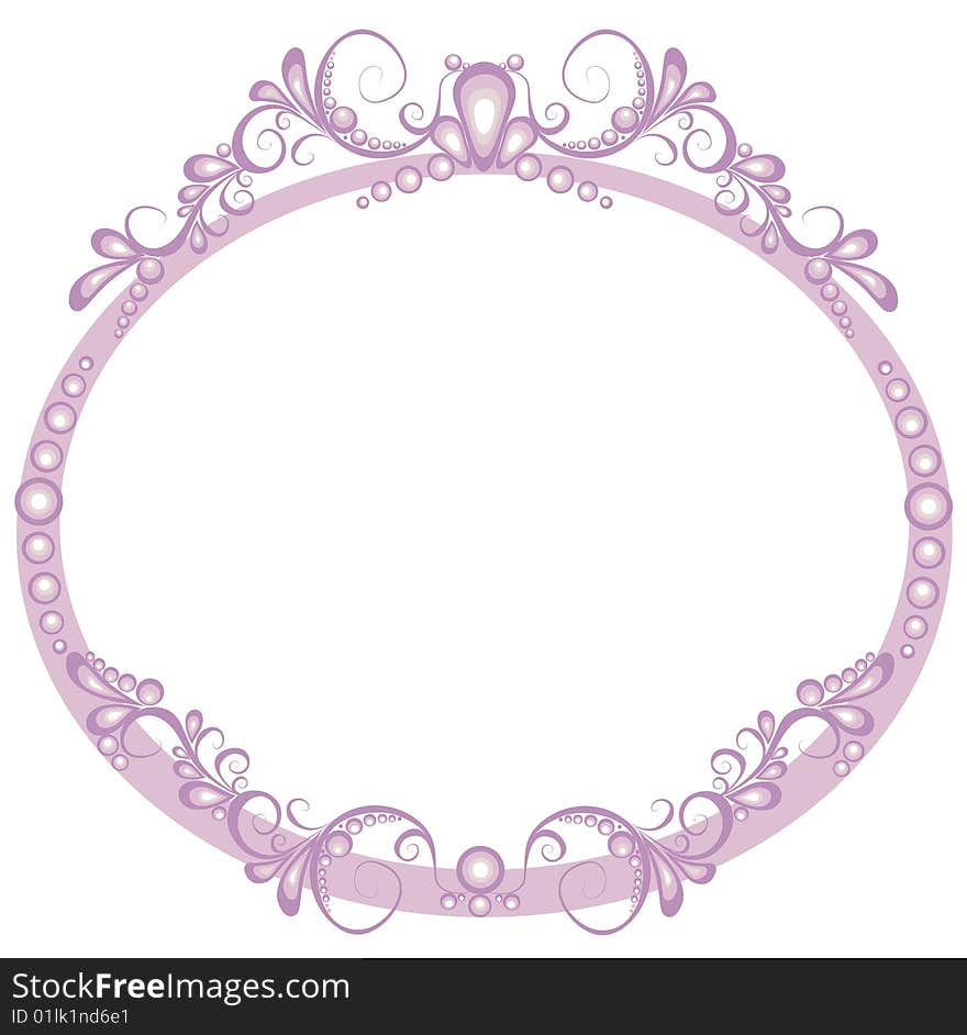 Its a abstract oval frame vector design. Its a abstract oval frame vector design.