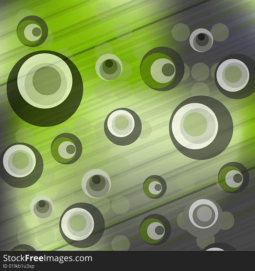 Fancy circles abstract background design