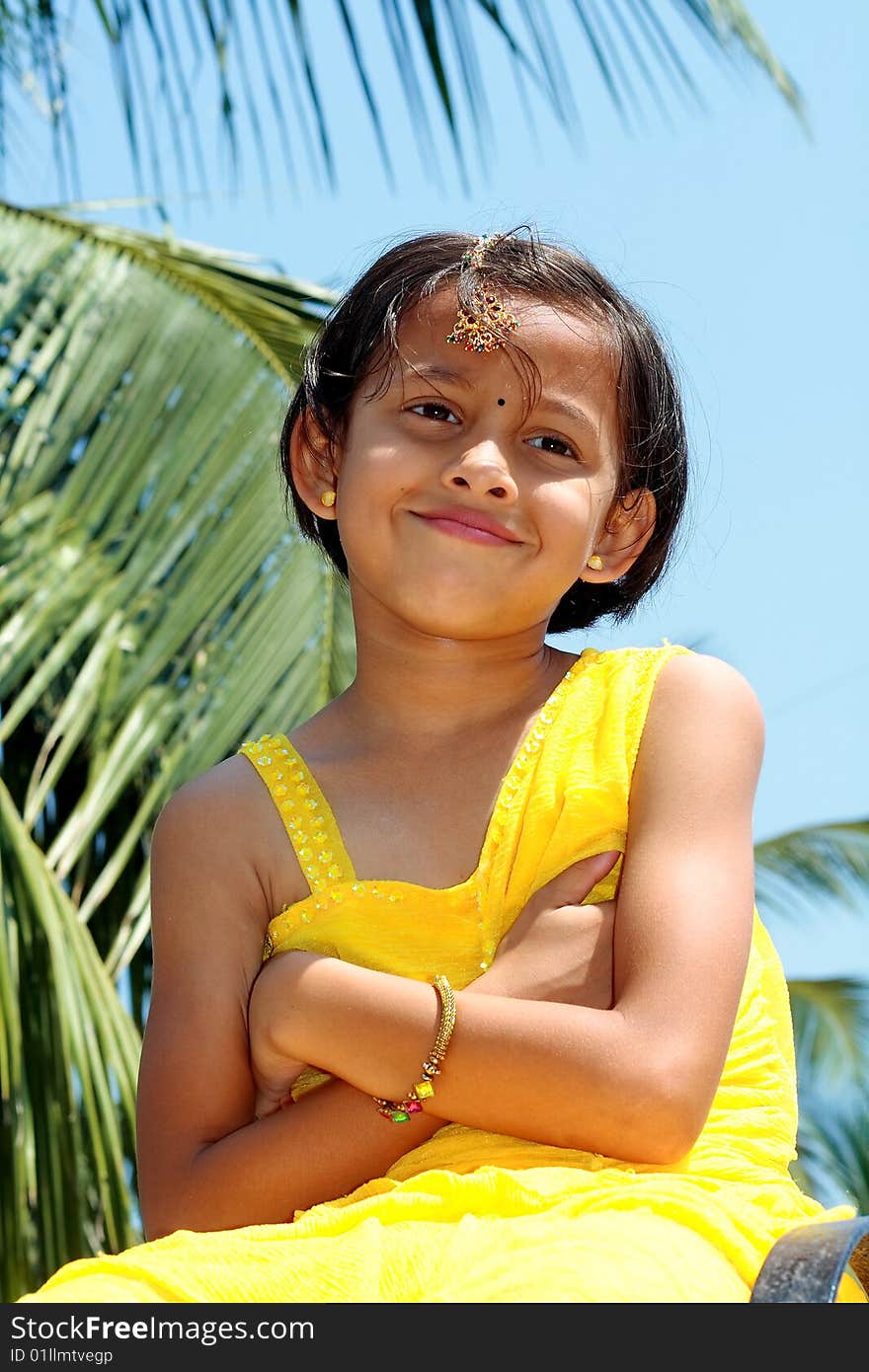 A girl feeling extremely happy and relaxed. A girl feeling extremely happy and relaxed.