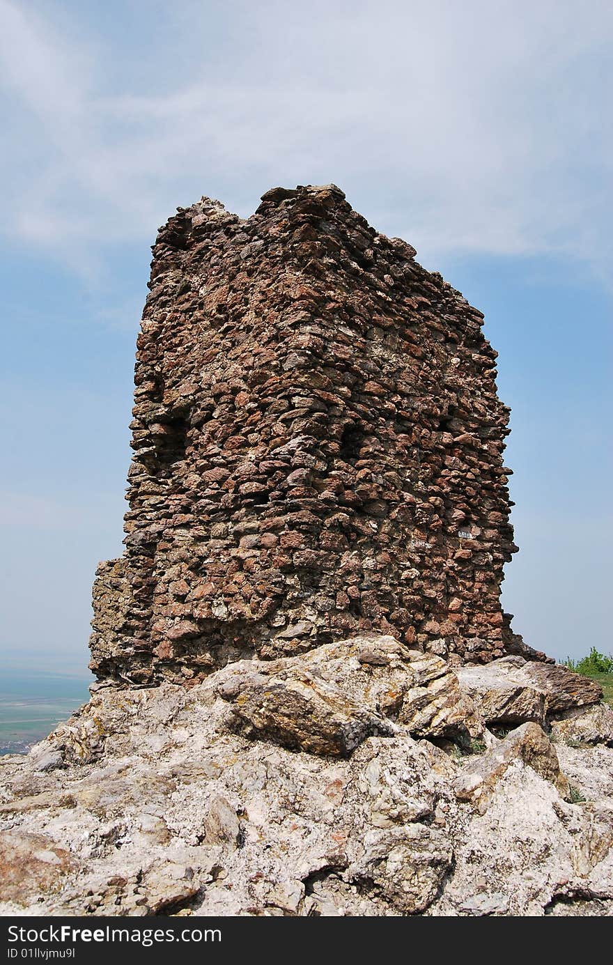 Fortress of Siria, Arad state in Romania. It's a medieval fortress now in ruins. Fortress of Siria, Arad state in Romania. It's a medieval fortress now in ruins.