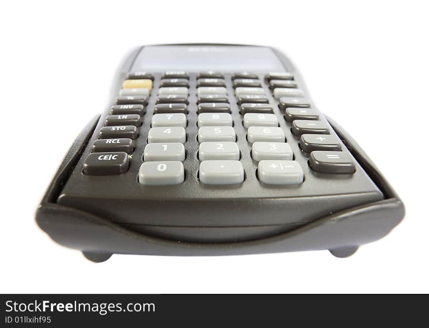 Close up of a business calculator