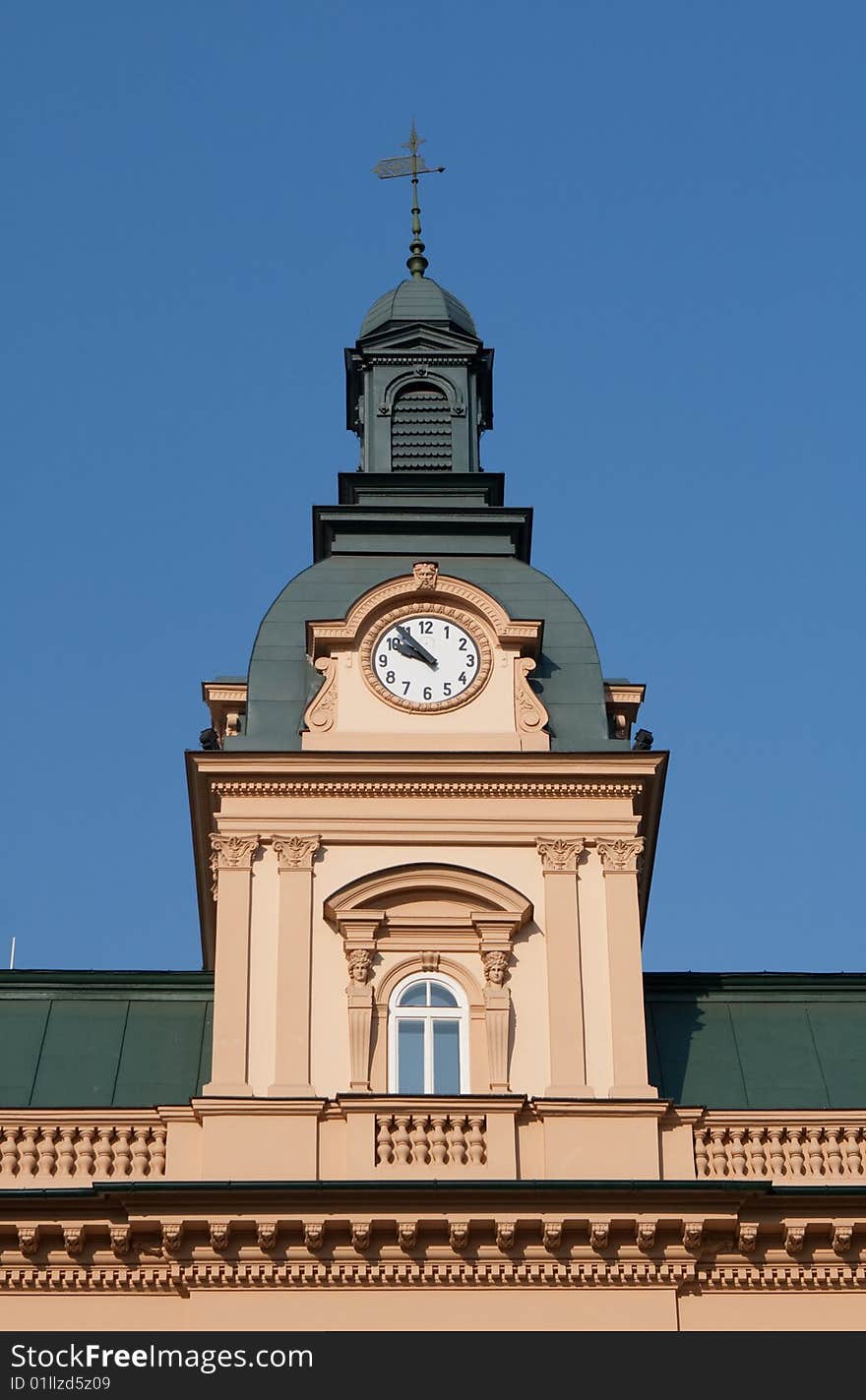 Old Architecture In Prague In Czech Republic. Old Architecture In Prague In Czech Republic