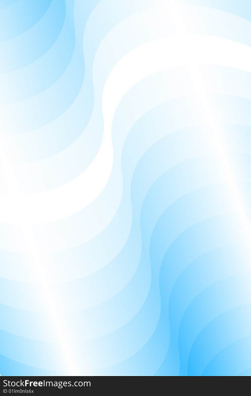 Vector illustration of Blue Wave