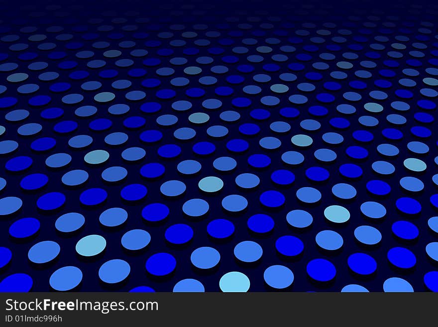 Vector illustration of Blue Spot Pattern