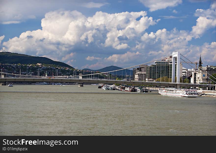 Budapest cityscape with the Danube river