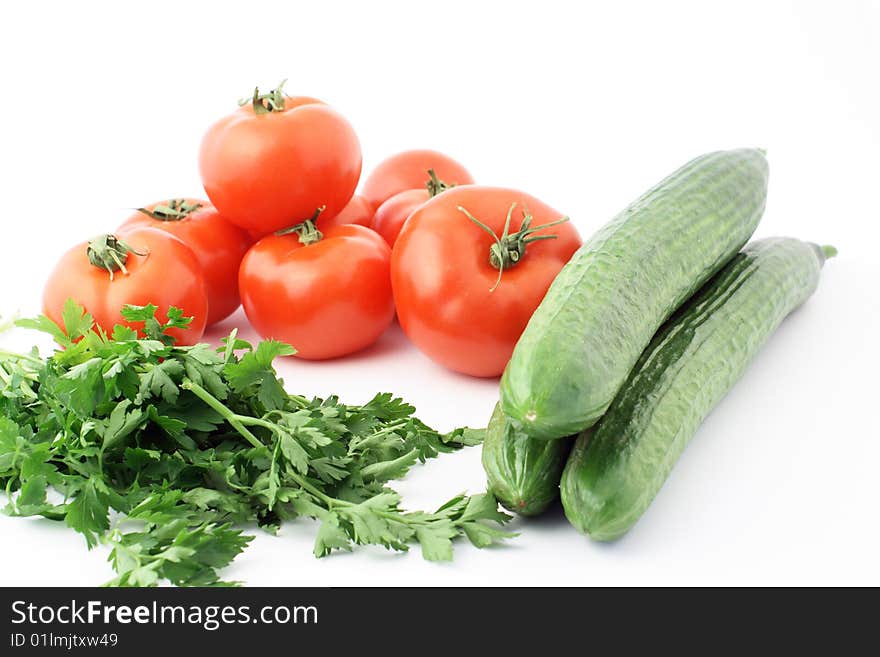 Cucumbers And Tomatoes