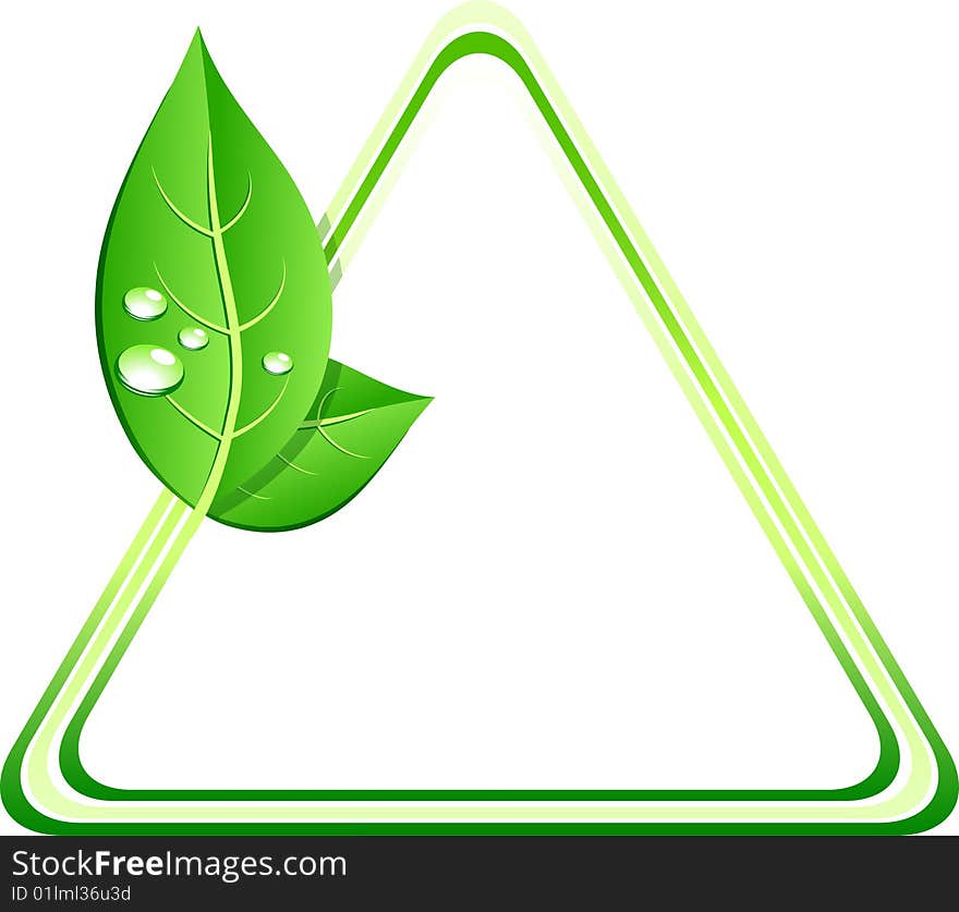 Green ecology background. Vector illustration. Green ecology background. Vector illustration.