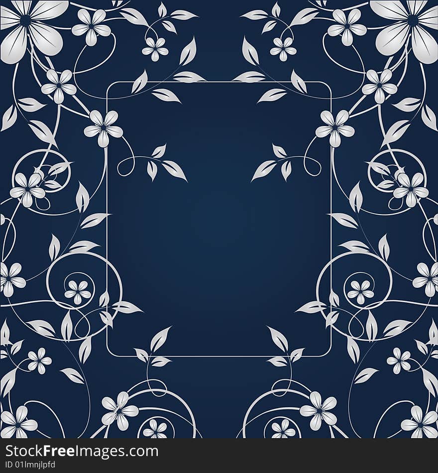 Abstract floral background