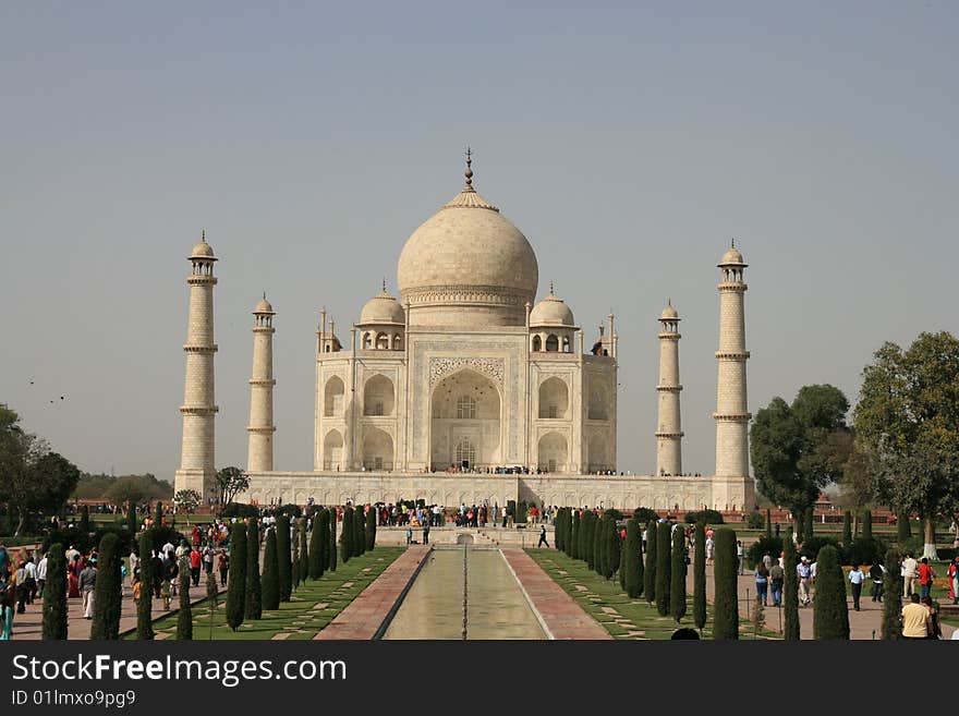 A photo of the infamous Taj Mahal Palace in India