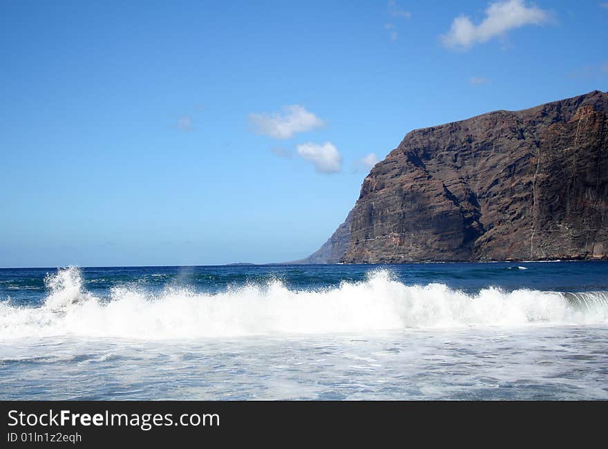 Cliffs of the Los Gigantes (Acantilados de los Gigantes) Tenerife, Spain