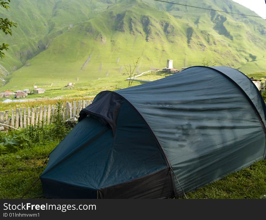 Tent in Ushguli